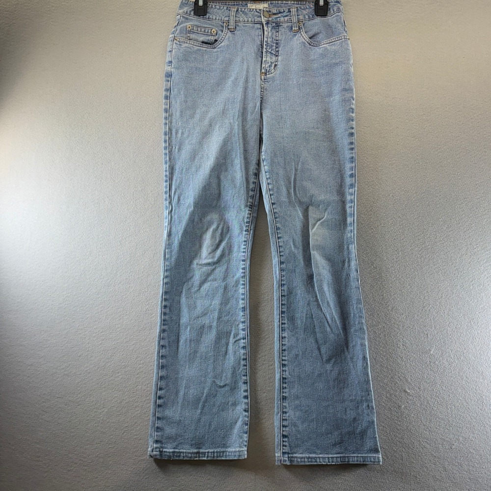 French Dressing FDJ Womens Light Wash Straight Leg Jeans Blue Size 4 High Rise